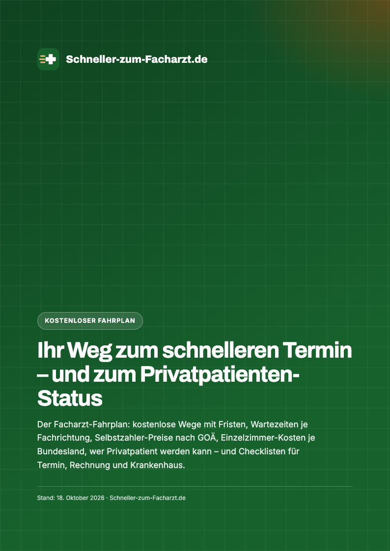 Cover des Facharzt-Fahrplans